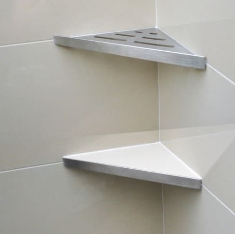 LITOKOL GENESIS • Étagère d'angle de douche révsbl 29x19.5 /à carreler KBREV.102